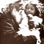 ‘Abdu’l-Bahá with Pauline Morse